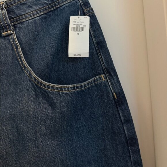 Dark Blue Denim Mini Skirt brand new with tags - Picture 2 of 4